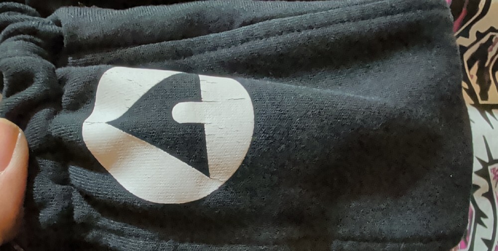 Airwalk Black Zip-Up Hoodie with Multicolor Logo